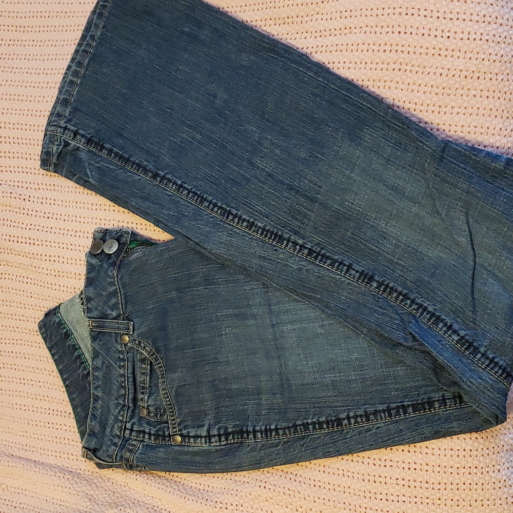 Wrangler premium patch bootcut jeans